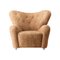 Sillón the Tired Man de piel de oveja miel de Lassen, Imagen 2