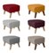 Dark Grey Smoked Oak Rafsimonsvidar3 My Own Chair Footstools by Lassen, Set of 4, Image 3