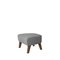 Grey and Smoked Oak Sahco Zero Footstools by Lassen, Set of 4, Image 3