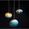 Lámparas colgantes Sirius en azul de Eloa. Juego de 3, Imagen 2