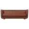 Nevada Cognac Leather and Smoked Oak Vilhelm Sofa by Lassen, Image 1