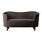 Brown and Smoked Oak Sahco Nara Mingle Sofa by Lassen, Image 2