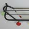 Mid-Century French Coat Rack with Mirror 4