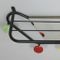 Mid-Century French Coat Rack with Mirror, Image 4