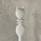 Sculpture en Marbre Cat King par Tom Von Kaenel 4