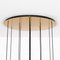 Cluster 13 Mix Brass Hanging Lamp by Schwung 3