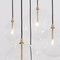 Cluster 13 Mix Brass Hanging Lamp by Schwung 7