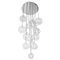 Cluster 13 Mix Polished Nickel Hanging Lamp by Schwung 1
