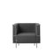 Modern Grey Lounge Chair by Kristina Dam Studio 2