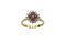 Vintage Gold Ring with Rubies and Diamonds, 1960s 2