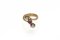 French Trilogy Ring with Ruby and Diamonds, 1890s, Image 9