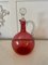 Victorian Cranberry Glass Decanter, 1860s, Image 5