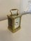 Horloge de Carrosse Victorienne Miniature en Laiton, 1880s 7
