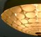 Mid-Century Deckenlampe mit Op Art Relief Muster 4