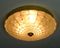 Mid-Century Ceiling Light with Op Art Relief Pattern, Image 7