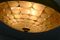 Lámpara de techo Mid-Century con estampado con relieve Op-art, Imagen 10