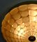 Mid-Century Ceiling Light with Op Art Relief Pattern 8