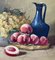 Leroy, Bodegón con fruta y jarra, década de 1890, óleo sobre lienzo, enmarcado, Imagen 3