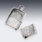 Chinese Silver Hip Flask, Canton, 1920s 2