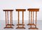 English Cherrywood Nesting Tables from Heldense, 1978, Set of 3 2