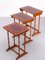 English Cherrywood Nesting Tables from Heldense, 1978, Set of 3, Image 9
