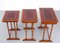 English Cherrywood Nesting Tables from Heldense, 1978, Set of 3, Image 8