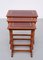 English Cherrywood Nesting Tables from Heldense, 1978, Set of 3, Image 1
