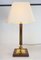 Large Teak and Brass Table Lamp from Temde, 1960s 8