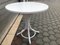 White Round Beech Table, 1950s 1