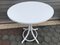 White Round Beech Table, 1950s 18