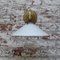 French White Opaline Glass and Brass Sconce 6