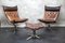 Falcon Chairs and Ottoman by Sigurd Ressell for Vatne Møbler, 1970s, Set of 3 1