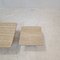 Italian Travertine Coffee or Side Tables, 1980s, Set of 3 9