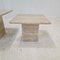 Italian Travertine Coffee or Side Tables, 1980s, Set of 3 12