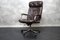 German Desk Chair in Leather, 1960s, Image 2