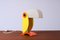 Yellow Toucan Bird Table Lamp from OTF Oldtimer Ferrari, Italy, 1960s 9