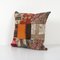 Fodera per cuscino Kilim patchwork curda ricamata a mano, Immagine 2