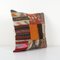 Fodera per cuscino Kilim patchwork curda ricamata a mano, Immagine 3