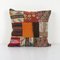 Fodera per cuscino Kilim patchwork curda ricamata a mano, Immagine 1