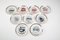 Turin International Automobile Commemorative Dishes, 1960s, Set of 9 1