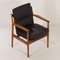 Fauteuil 431 en Cuir Noir par Arne Vodder pour Sibast, 1960s 7