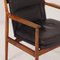 Danish Black Leather Armchair 431 by Arne Vodder for Sibast, 1960s 8