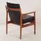 Danish Black Leather Armchair 431 by Arne Vodder for Sibast, 1960s 5