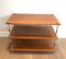 Small Consoles on 3-Level Mahogany and Brass from Maison Jansen, 1940s, Set of 2 5