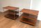 Small Consoles on 3-Level Mahogany and Brass from Maison Jansen, 1940s, Set of 2 12