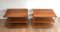 Small Consoles on 3-Level Mahogany and Brass from Maison Jansen, 1940s, Set of 2, Image 3