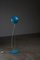 Turquoise Floor Lamp with Acrylic Glass Stem Cosack Leuchten, 1965 9