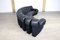 Ds-600 ‘Non Stop Sectional Sofa in Black Leather by Heinz Ulrich, Ueli Berger and Eleanora Peduzzi-Riva for de Sede 8