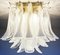 Murano Glass Petal Chandelier, 1990s 9