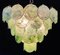 Green Iridescent Murano Glass Chandelier, 1990s 7